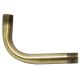 2-1/2" X 1-5/8" Solid Brass Bent Arm - Antique Brass