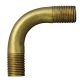 1-1/2" X 1-1/2" Solid Brass Bent Arm