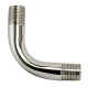 1-1/2" X 1-1/2" Solid Brass Bent Arm - Polished Nickel