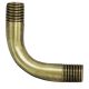 1-1/2" X 1-1/2" Solid Brass Bent Arm - Antique Brass