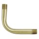 2" X 2-1/2" Solid Brass Bent Arm - Satin Brass