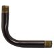 2" X 2-1/2" Solid Brass Bent Arm - Bronze