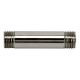 1-1/2" 1/8 IP Steel Pipe - 1/4" Threaded Ends - Polished Nickel