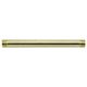 4" 1/8 IP Steel Pipe - 1/4" Threaded Ends - Satin Brass