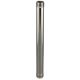 2" 1/8 IP Steel Pipe - 1/4" Threaded Ends - Polished Nickel