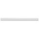 6" Inside Threaded 1/8 IP Steel Pipe - 3/4" Threaded Ends - White