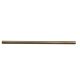 12" Long 1/2" Diameter Steel Pipe With 3/4" Long Inside Threads - 1/8 IP Female Threads Both Ends-Brass Plated
