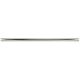 12" Inside Threaded 1/8 IP Steel Pipe - 3/4" Threaded Ends - Polished Nickel