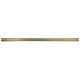 12" Inside Threaded 1/8 IP Steel Pipe - 3/4" Threaded Ends - Antique Brass