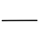 12" Long 1/2" Diameter Steel Pipe With 3/4" Long Inside Threads -1/8 IP Female Thread Both Ends - Black Finish 
