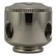 2-Piece Small Cluster Body - 3 Side Holes - Polished Nickel