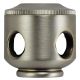 2-Piece Small Cluster Body - 4 Side Holes - Satin Nickel