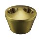 2 Hole Tapered Cluster Body, Brass - Satin Brass