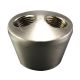 2 Hole Tapered Cluster Body, Brass - Satin Nickel
