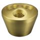 3 Hole Tapered Cluster Body, Brass - Satin Brass
