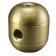 2-Piece Round Cluster Body - 2 Side Holes - Satin Brass