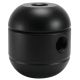 2-Piece Round Cluster Body - 2 Side Holes - Black