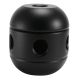 2-Piece Round Cluster Body - 5 Side Holes - Black