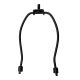 6" Regular Harp Matte Black