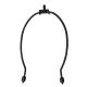 8" Regular Harp Matte Black