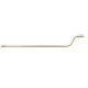 Figurine Arm - Steel - 14" X 2" Off Set  - Brass Plated- 1/8 IPS Pipe