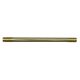 6" Steel Pipe 3/8" X 1/8 IPS Threaded 3/4" Each End - Brass Plated