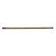 12" Steel Pipe 3/8" X 1/8 IPS Threaded 3/4" Each End - Brass Plated