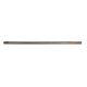 12" Steel Pipe 3/8" X 1/8 IPS Threaded 3/4" Each End - Nickel Plated