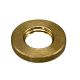 Brass 1/8 IPS - Smooth Edge Lock Nut - Unfinished
