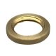 3/4" Solid Brass Round Locknut 1/4F - Unfinished