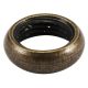 Brass 1/8 IPS - Beaded Lock Nut - Antique Brass