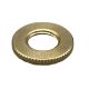 Brass 1/8 IPS - Knurled- Heavy Lock Nut - Unfinished