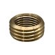 Brass Headless Reducer - 1/4M x 1/8F