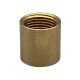3/4" Solid Brass Coupling 3/8F - Unfinished
