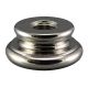 1/2" Brass Turned Neck - Polished Nickel