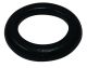 1/2" Seat 1/8 IP Slip Hole Solid Brass Turned Check Ring - Black