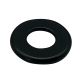 3/4" Seat 1/8 IP Slip Hole Solid Brass Turned Check Ring - Black