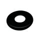 7/8" Seat 1/8 IP Slip Hole Solid Brass Turned Check Ring - Black