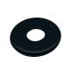 1" Seat 1/8 IP Slip Hole Solid Brass Turned Check Ring - Black
