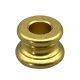 Turned Brass Neck - 5/8 Ht - Slip 1/8 IP - Unfinished