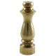 1-1/2" Solid Brass Finial - Unfinished
