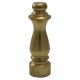 1-1/2" Solid Brass Finial - Burnished & Lacquered