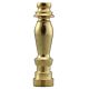 2" Solid Brass Finial - Unfinished