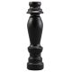 2" Solid Brass Finial - Black