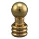 1-1/8" Solid Brass Finial - Unfinished