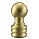 1-1/8" Solid Brass Finial - Satin Brass