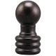1-1/8" Solid Brass Finial - Bronze