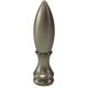2" Solid Brass Finial - Satin Nickel