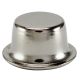 1/2" Stamped Finial - Polished Nickel