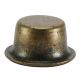 1/2" Stamped Finial - Antique Brass